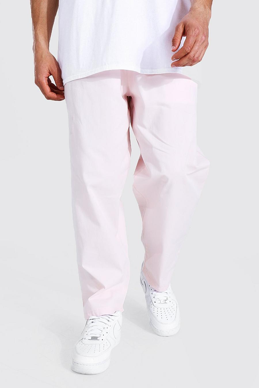 Light pink Baggy Chino Broek image number 1