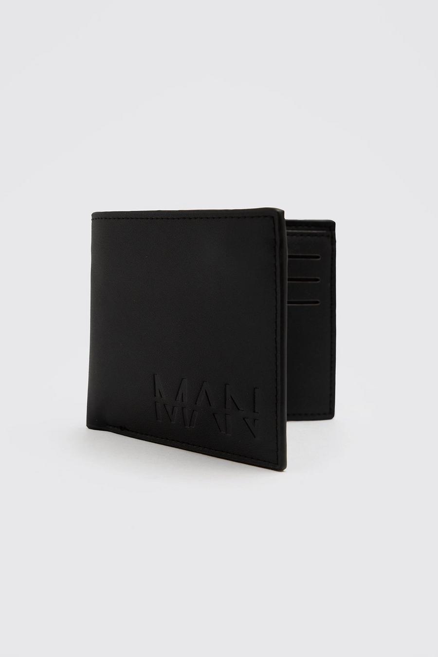 Black MAN Dash Bi Fold Wallet image number 1