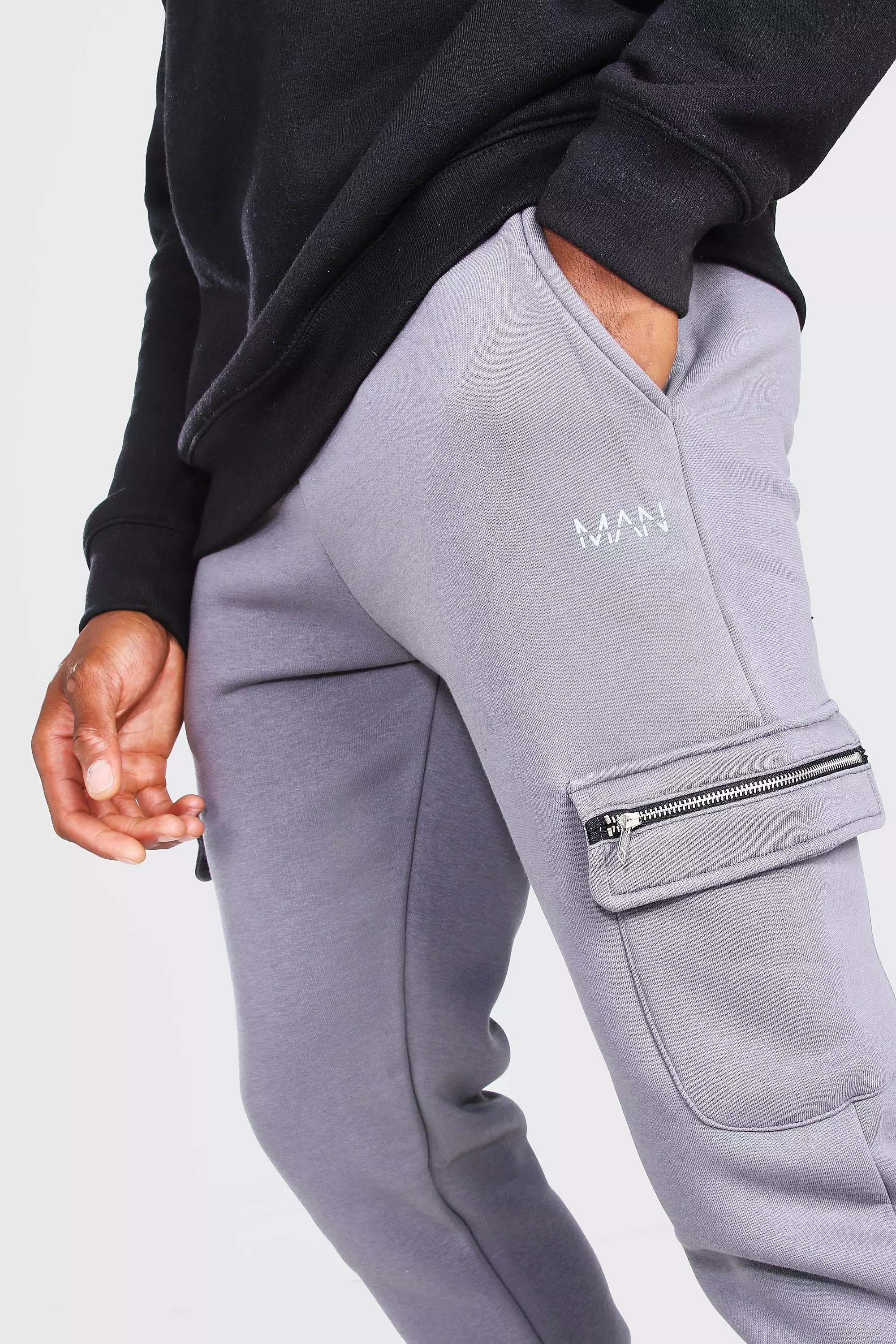 Zip cuff online joggers