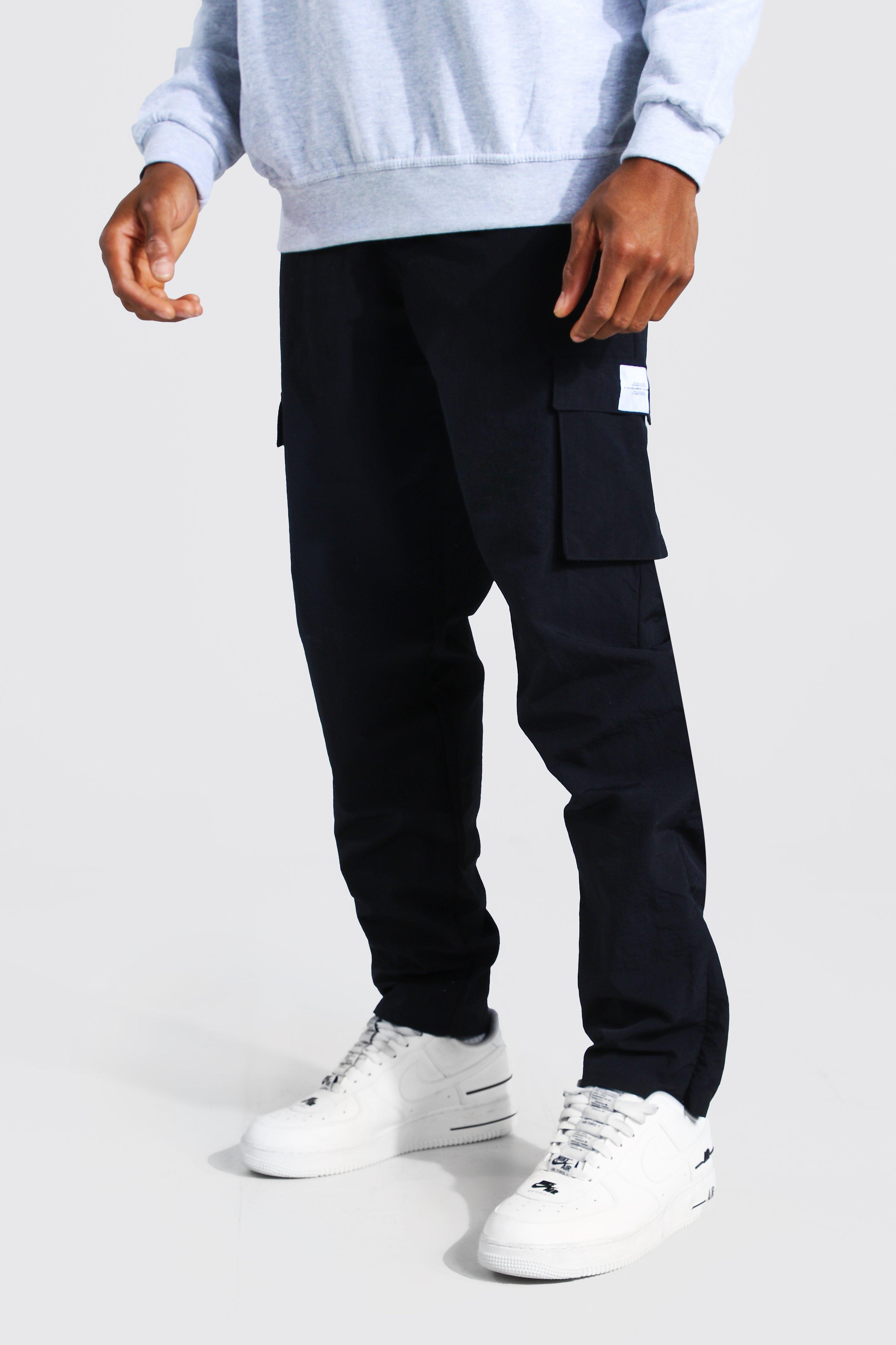 Straight leg store cargo pants mens