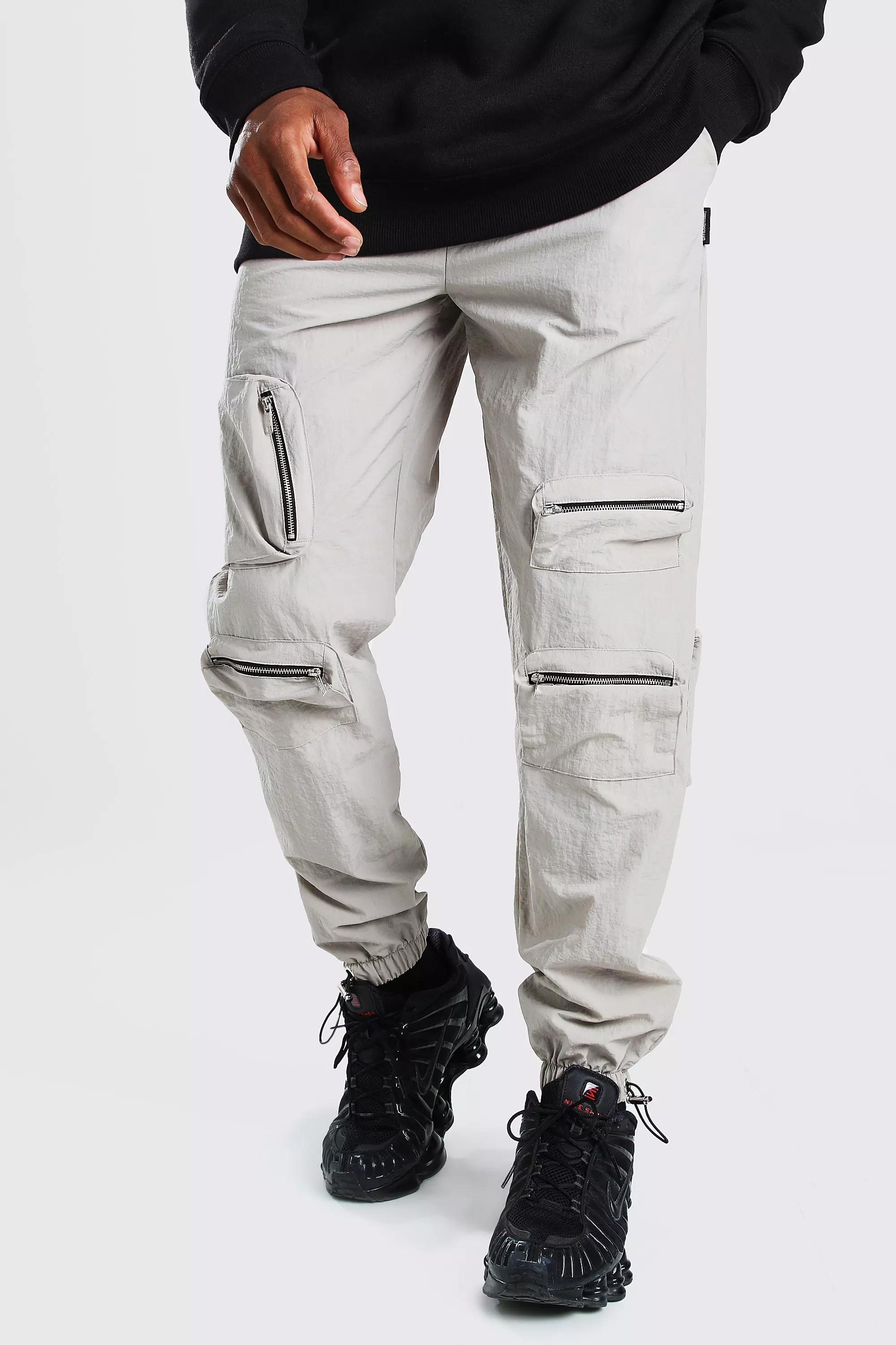 Multi Zip Pocket Cargo Jeans