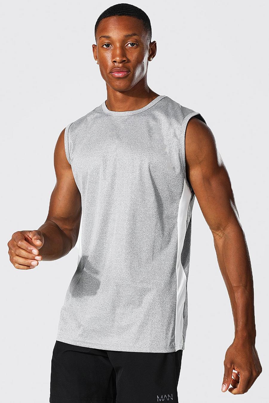 Camiseta de tirantes sin mangas Active Man, Gris image number 1