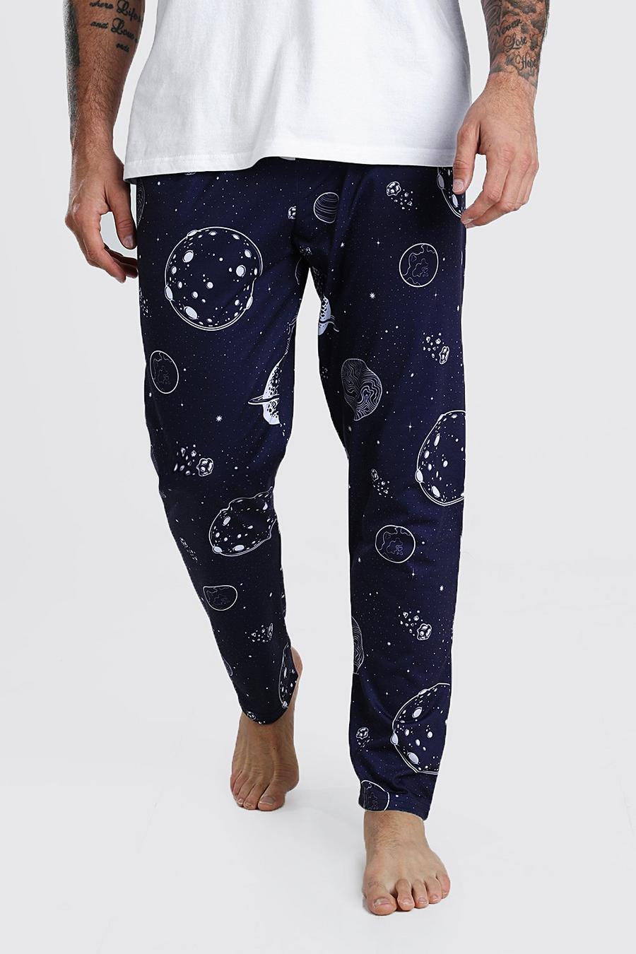MAN Novelty Space Print Lounge Joggers image number 1