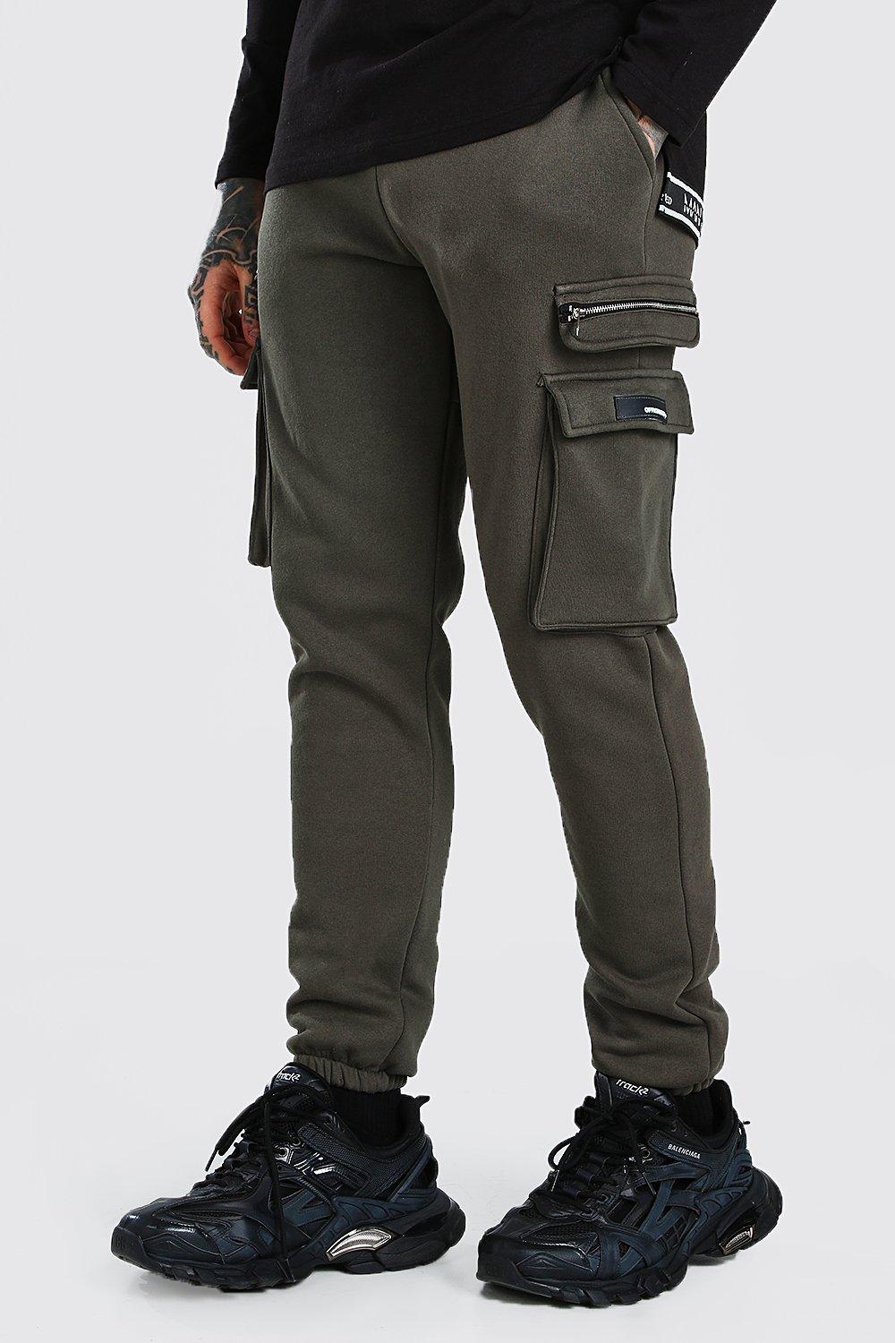 slim fit cargo jogger pants