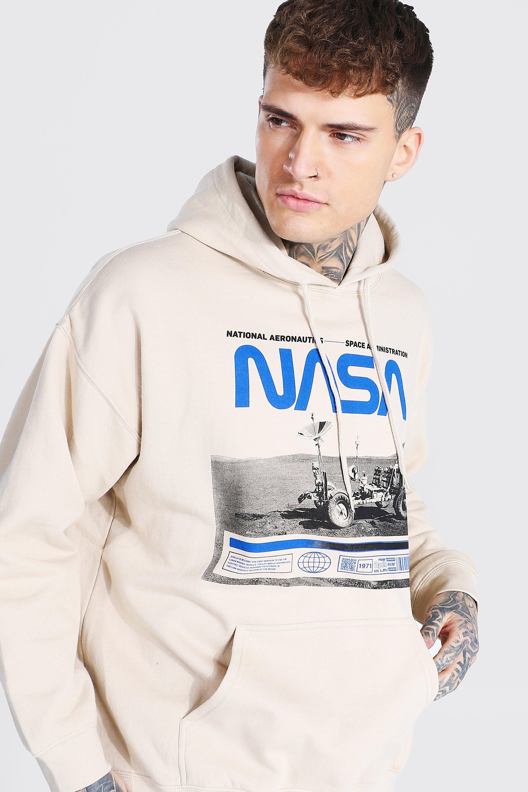 Oversized Nasa License Hoodie boohoo DK