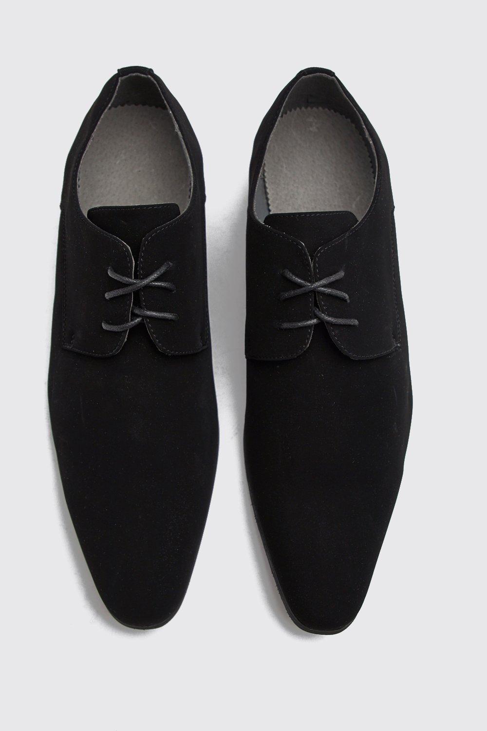 Black suede cheap smart shoes