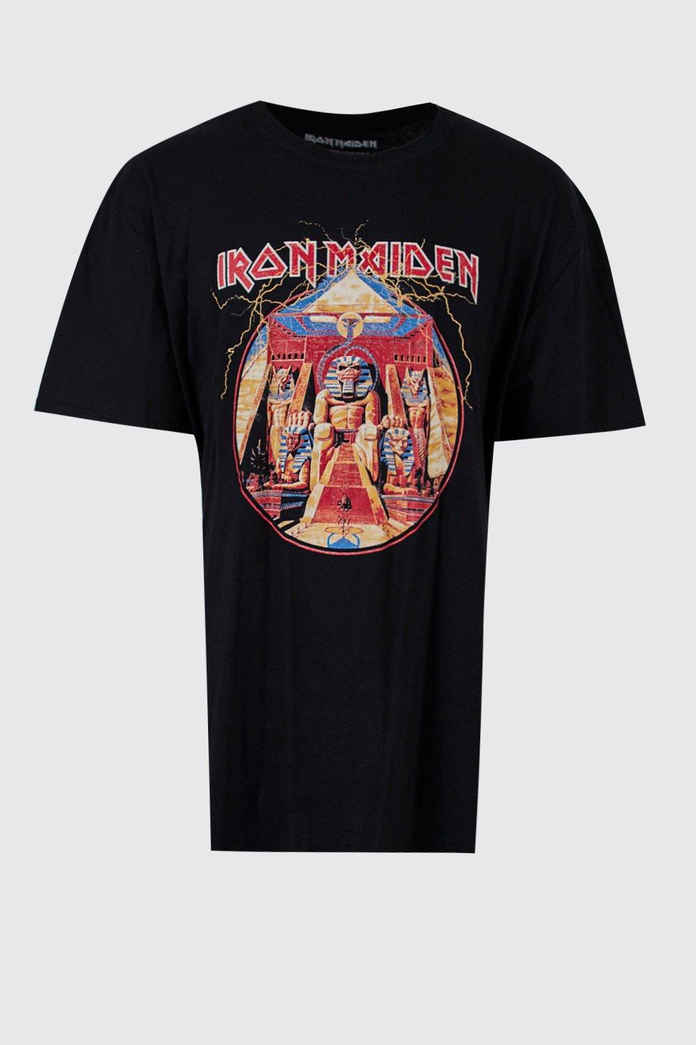 Plus Size Iron Maiden License T-Shirt | boohoo