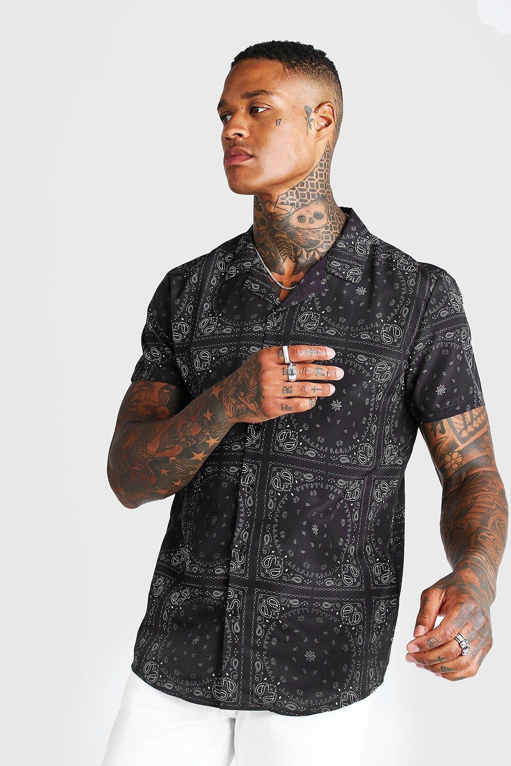 chemise imprimée homme