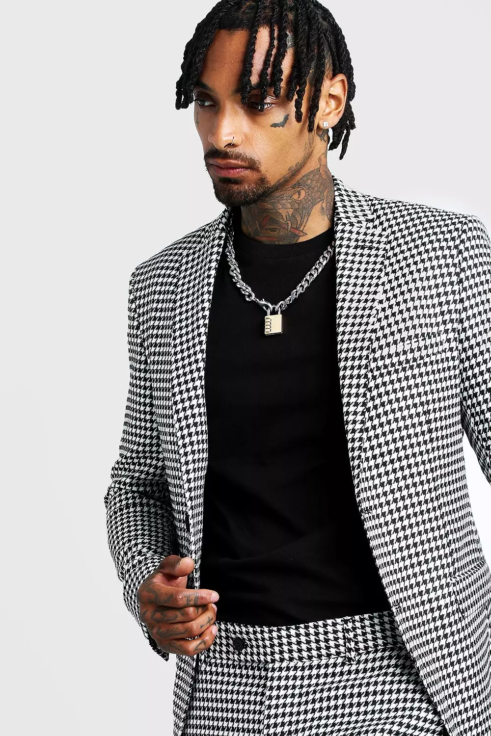 ASOS DESIGN houndstooth blazer