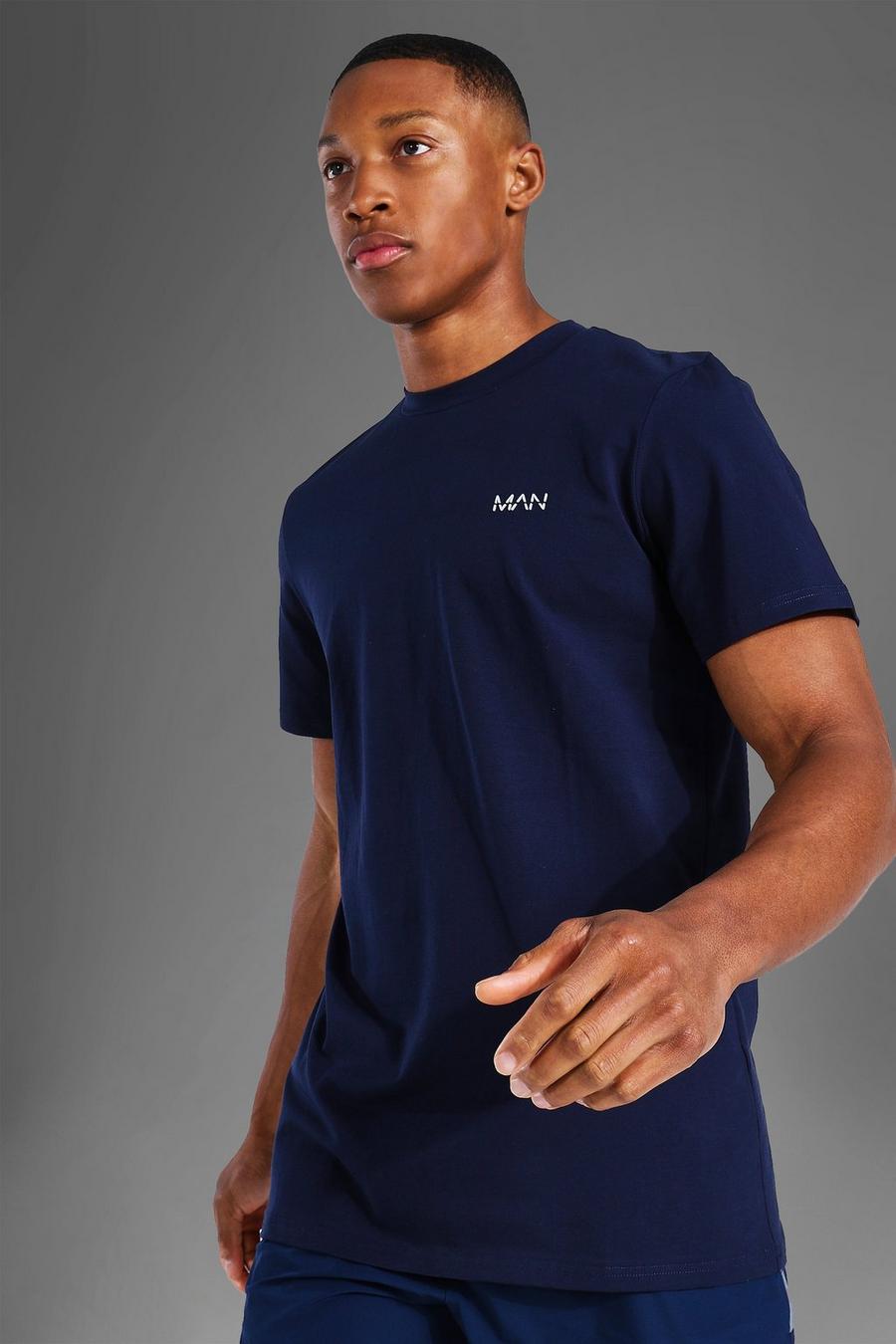 Navy MAN Active T-shirt image number 1