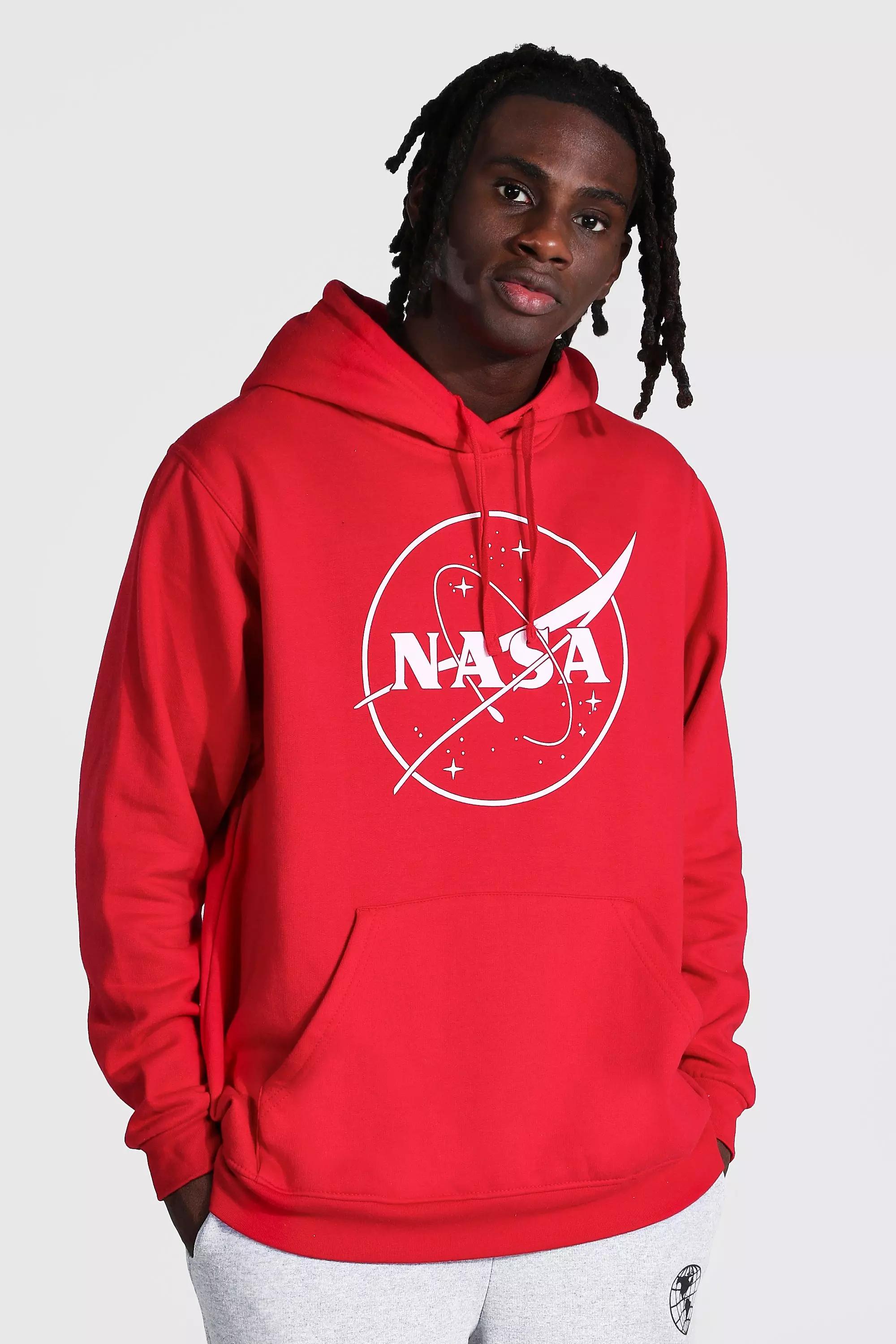 Nasa hoodie red sale