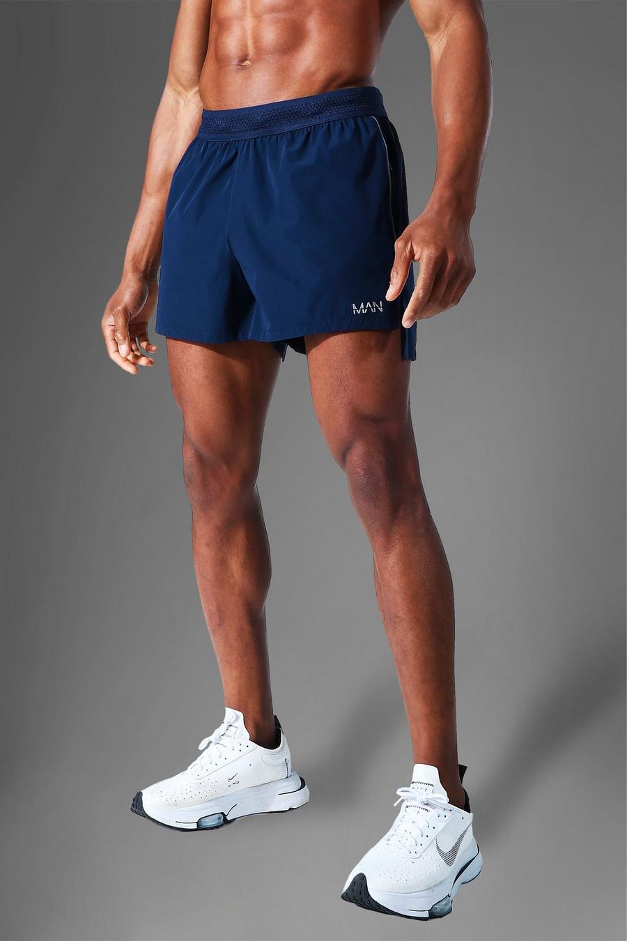 Shorts running avec fente latérale MAN Active, Marine image number 1