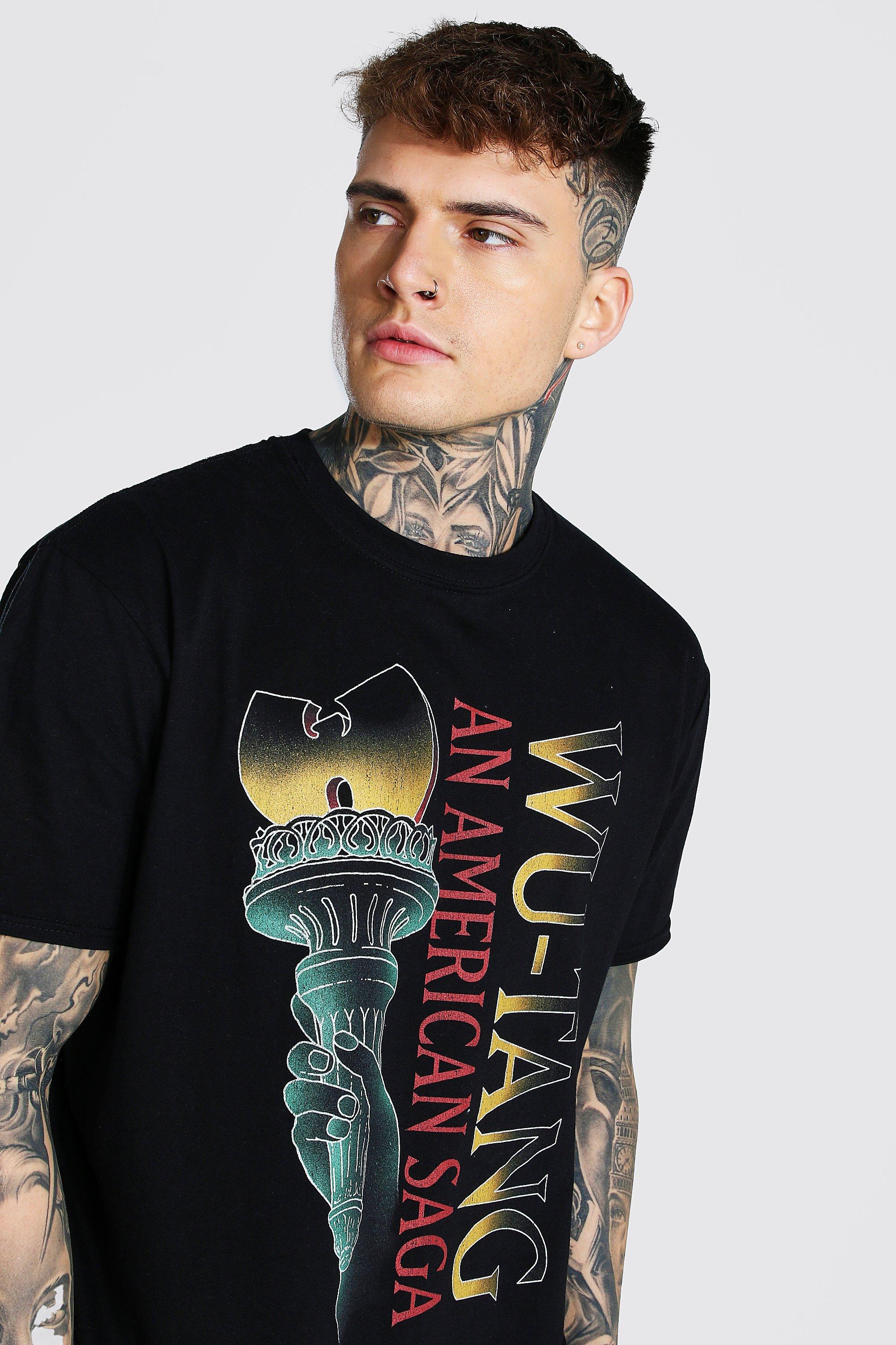 Men's Oversized Wu-tang License T-shirt