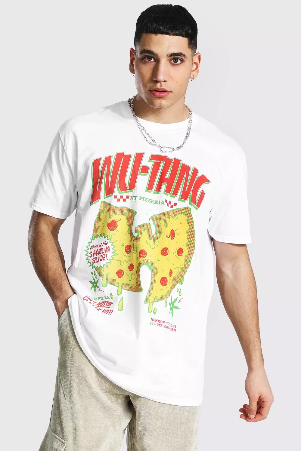 white wu tang shirt