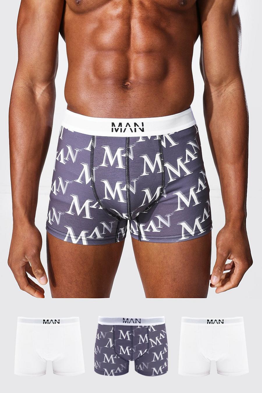 Multi 3 Pack Man Dash Mixed Trunk image number 1