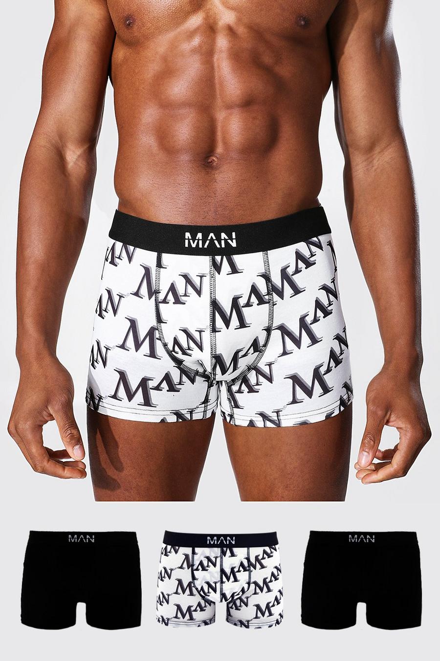 Multi 3 Pack Man Dash Mixed Trunk image number 1