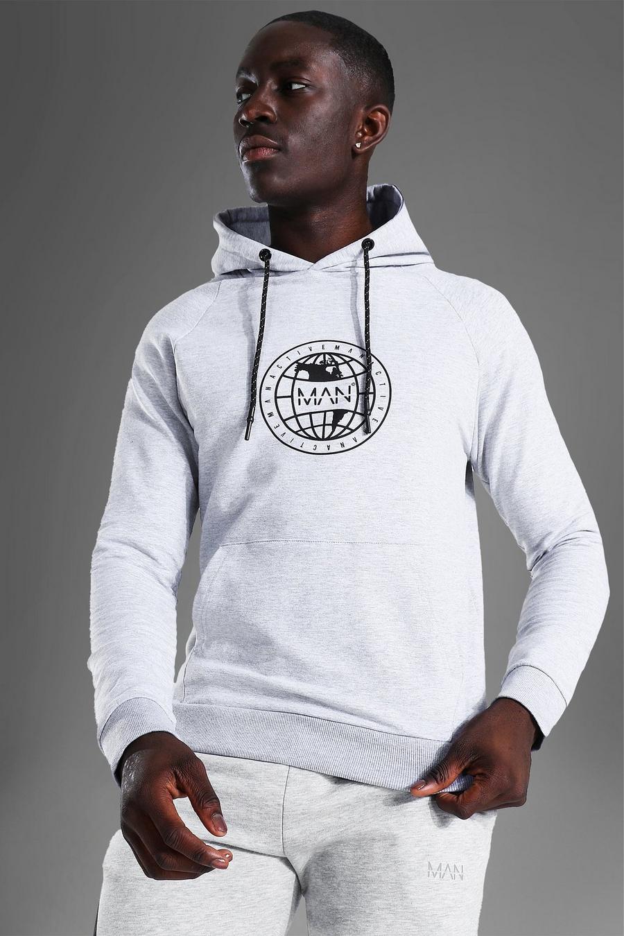 Grey Man Active Raglan Hoodie image number 1