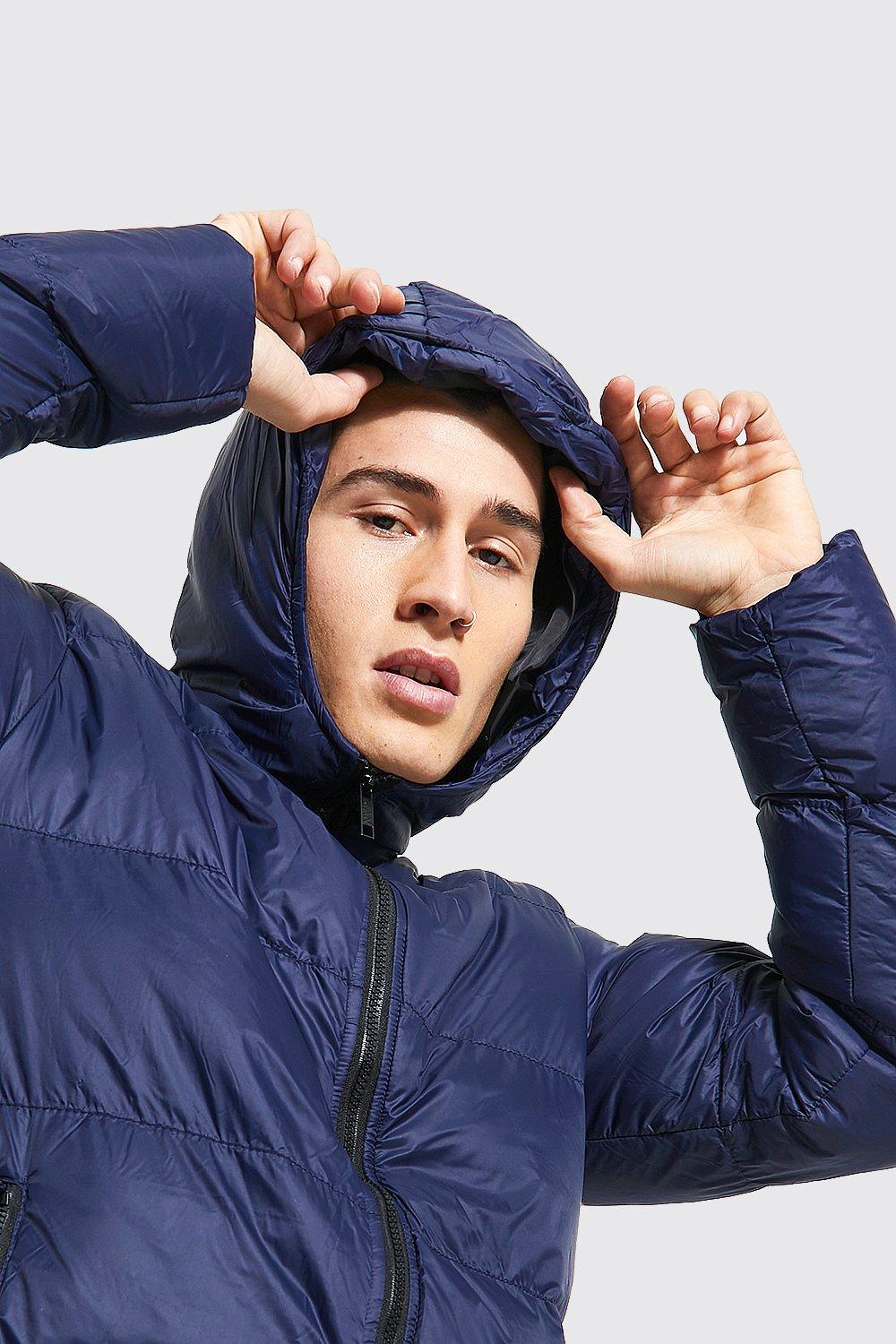 Boohoo mens puffer jacket online