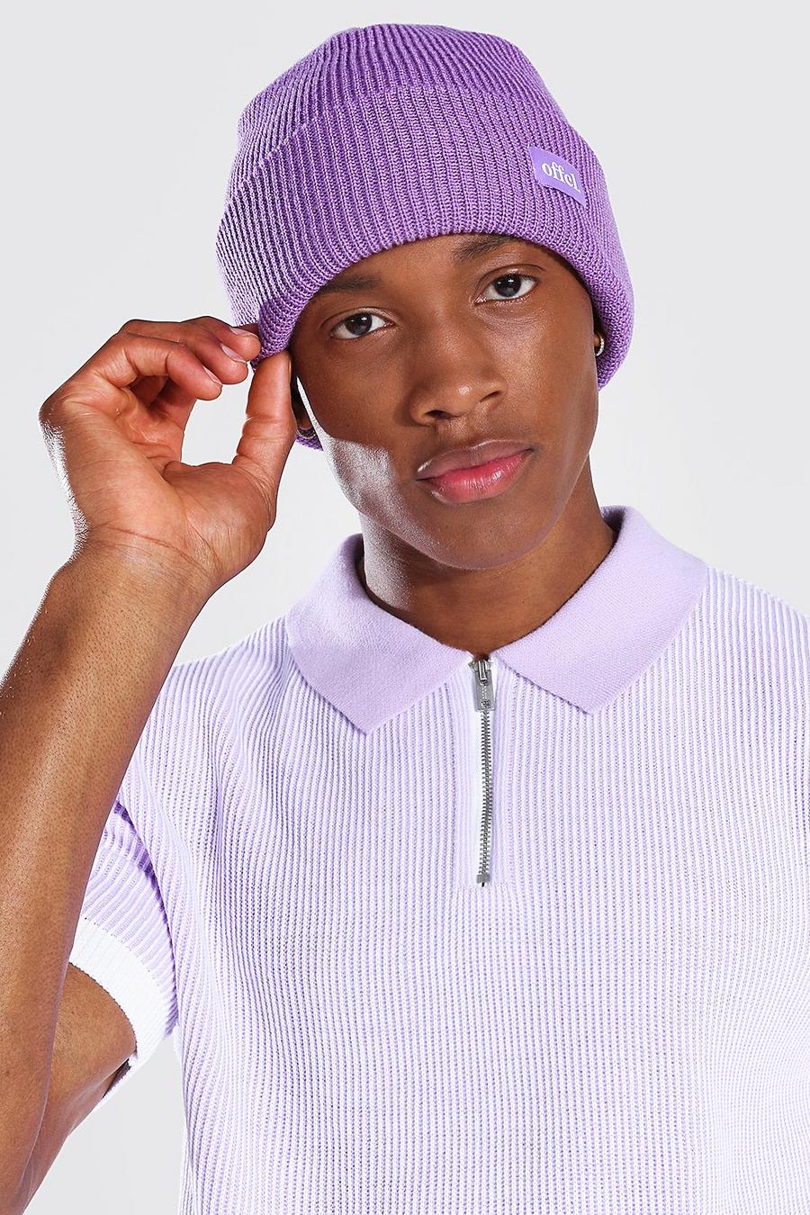 Lilac Man Woven Skater Beanie image number 1
