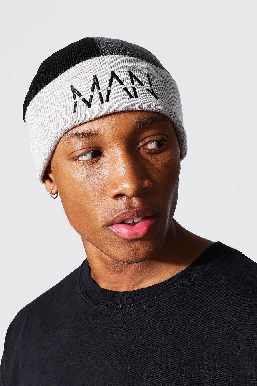 Multi Man Dash Branded Colourblock Beanie image number 1