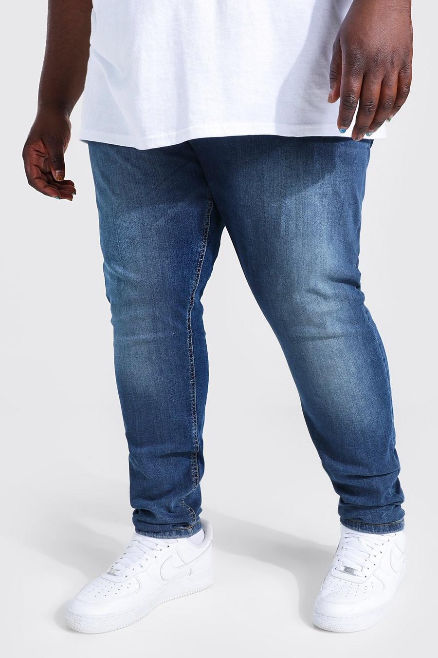 Indigo Plus - Skinny jeans med stretch image number 1