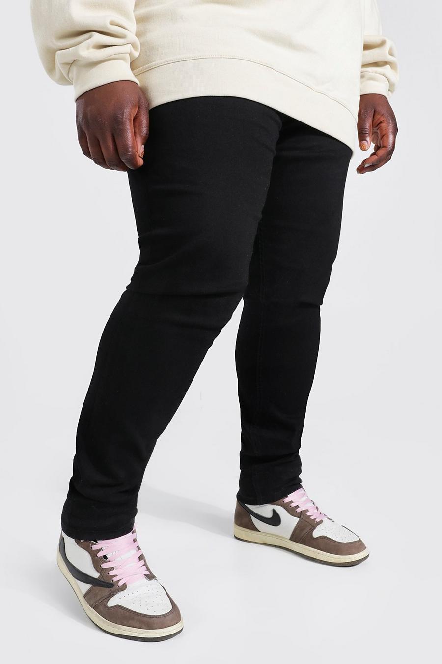 True black Plus - Skinny jeans med stretch image number 1
