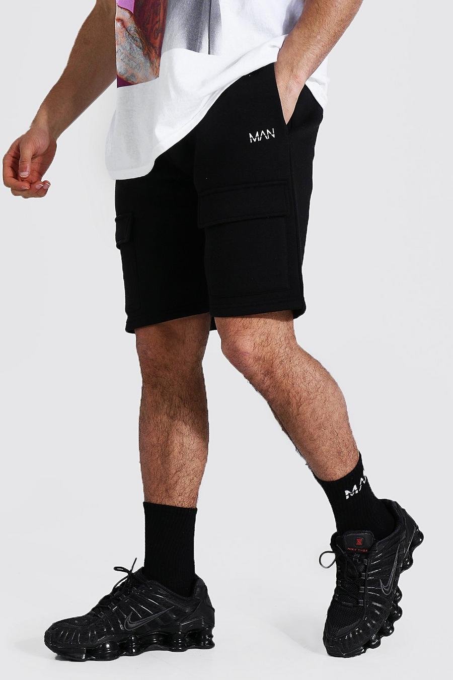 Regular Man Front Pocket Cargo Jersey Shorts image number 1
