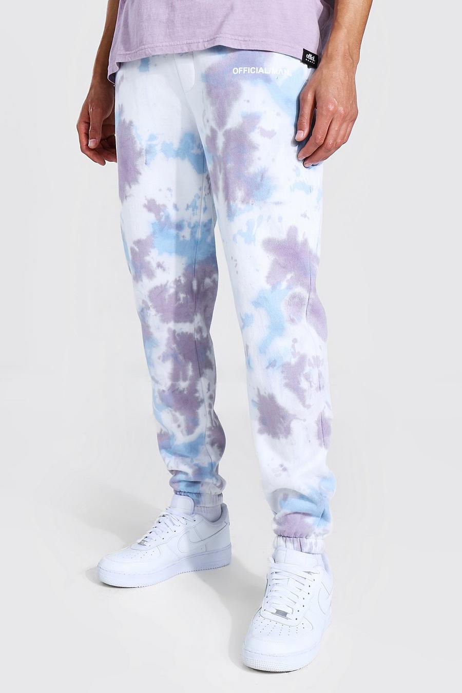 Tall - Jogging droit tie-dye - MAN, Blue image number 1