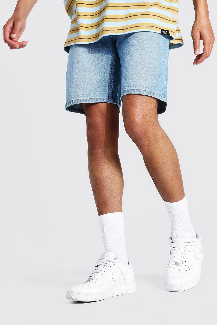Tall - Short en jean slim et rigide, Light blue image number 1