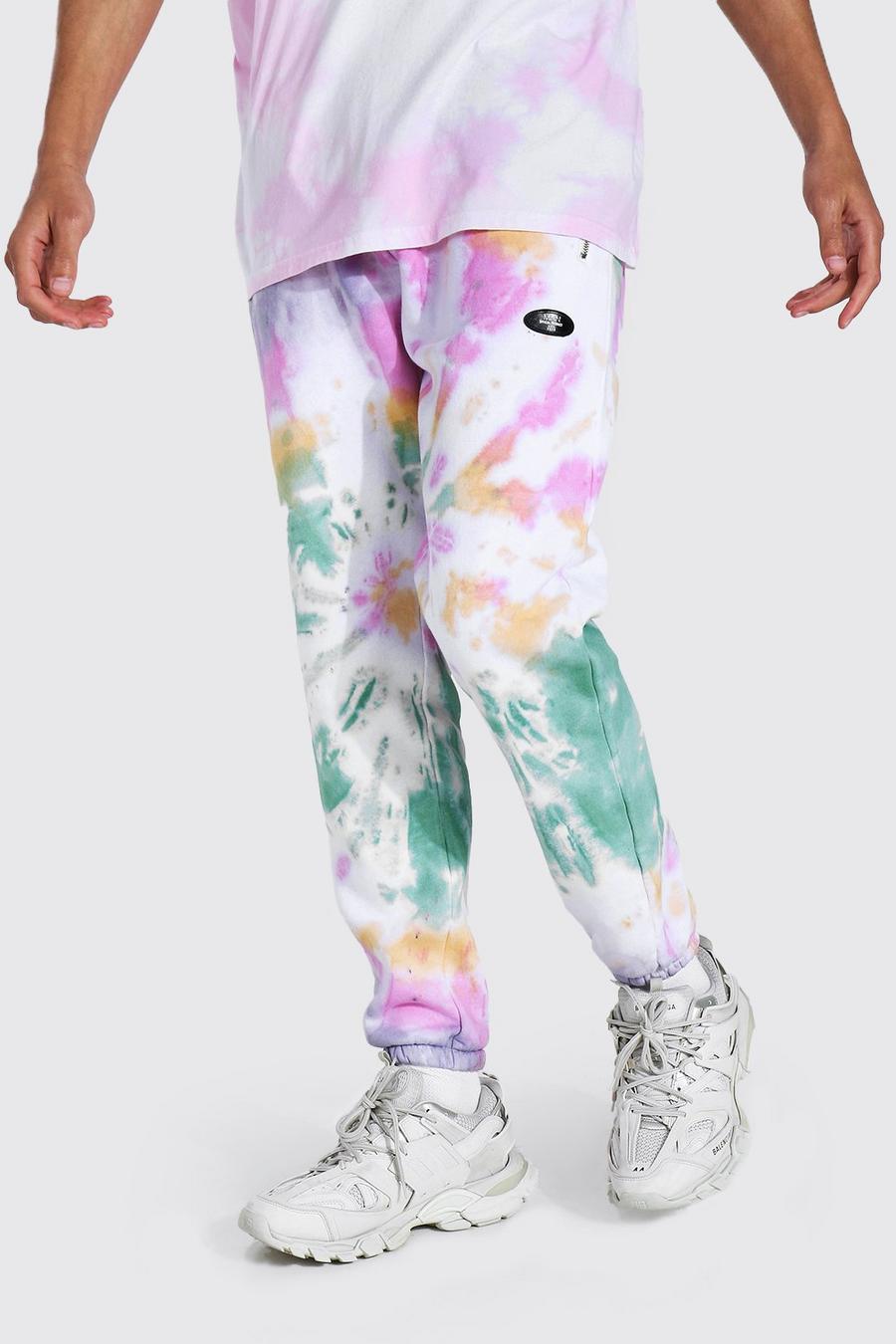 Pantalones de deporte con cremallera desteñidos estándar MAN Tall, Multicolor image number 1