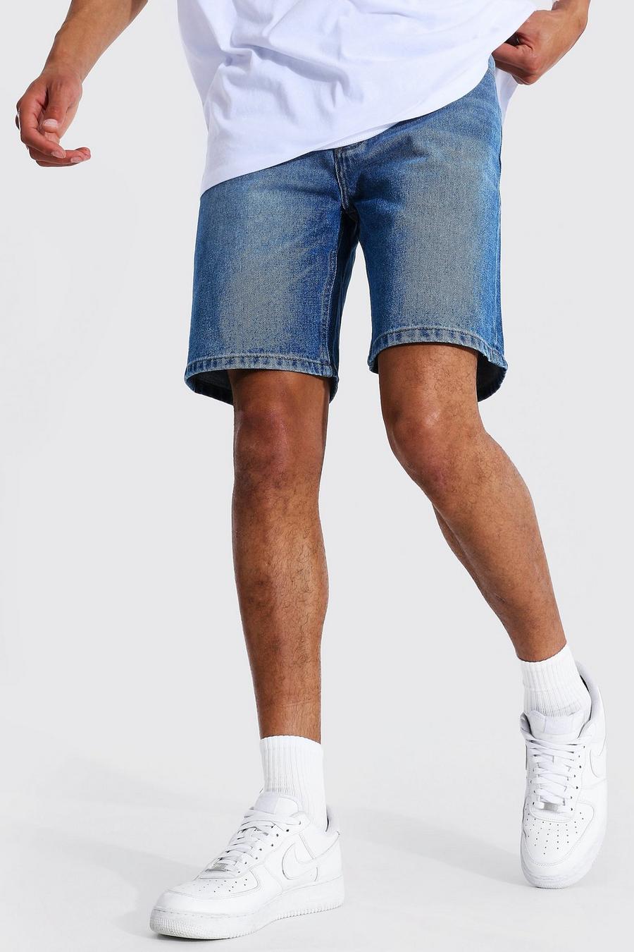 Tall Jeansshorts, Mid blue image number 1