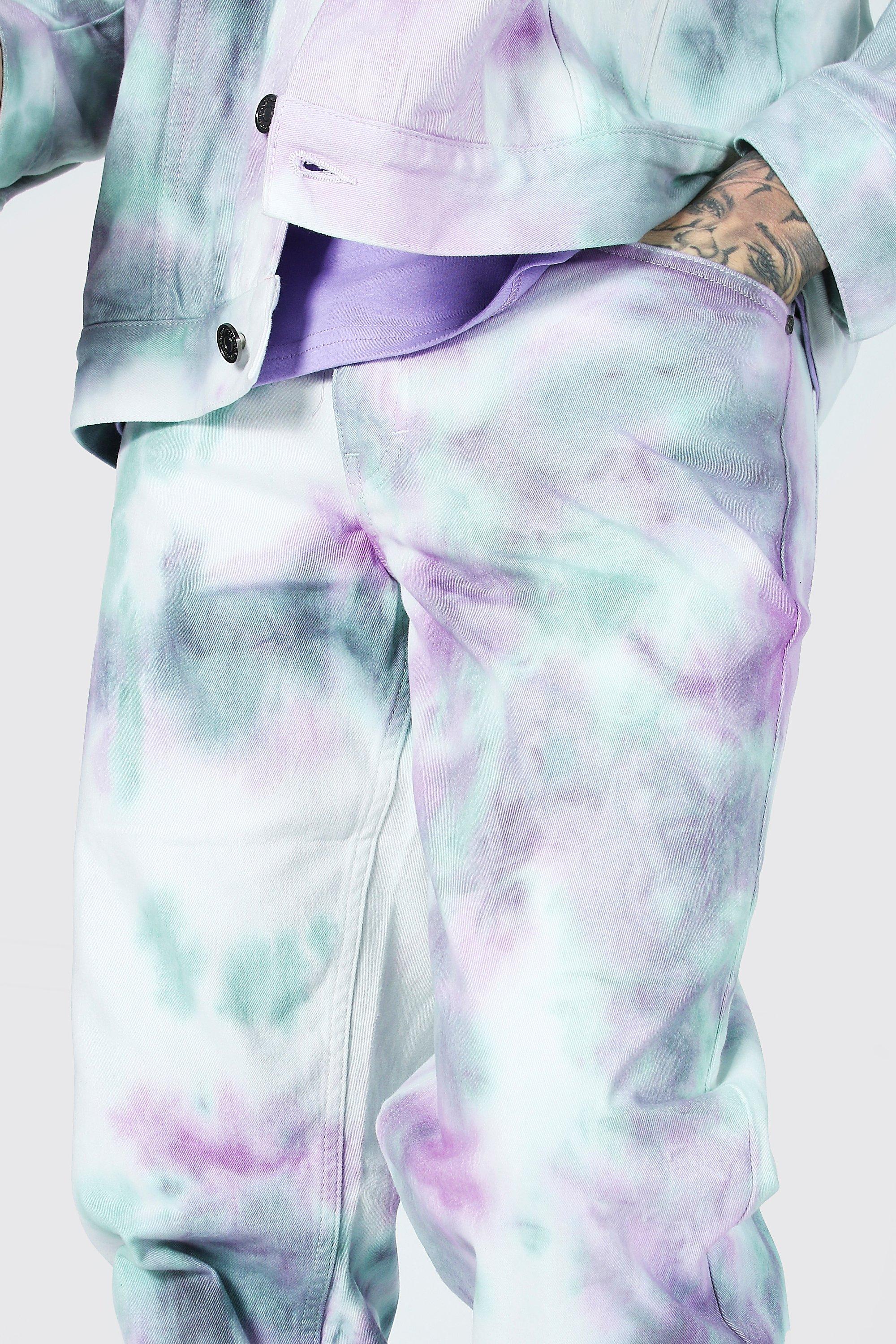 Men's Loose Fit Jean in Tie N Dye