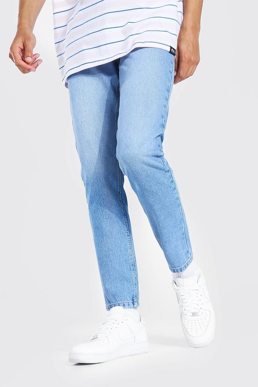 Light blue Tall - Jeans med avsmalnande ben image number 1
