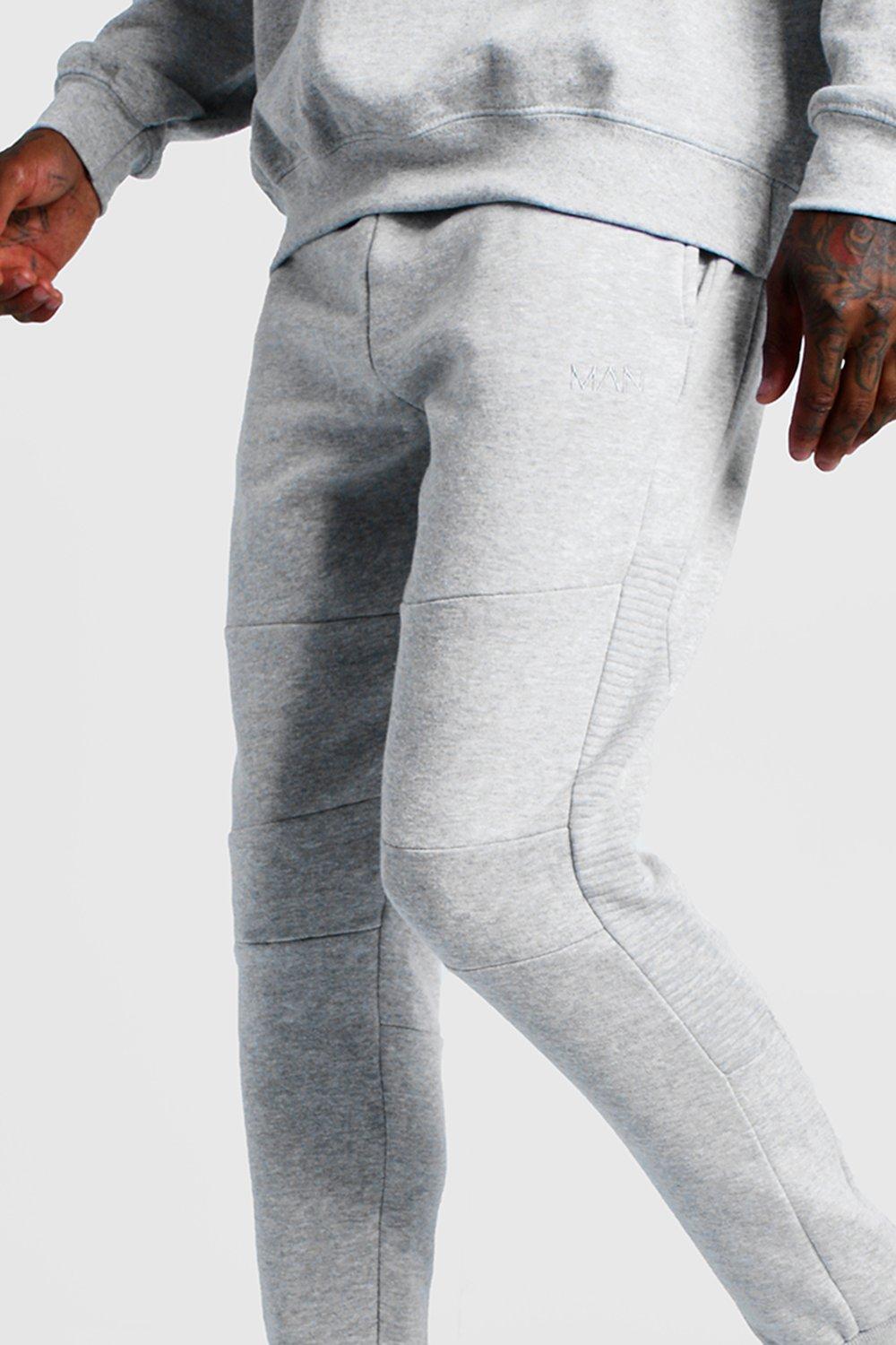 Grey biker joggers online