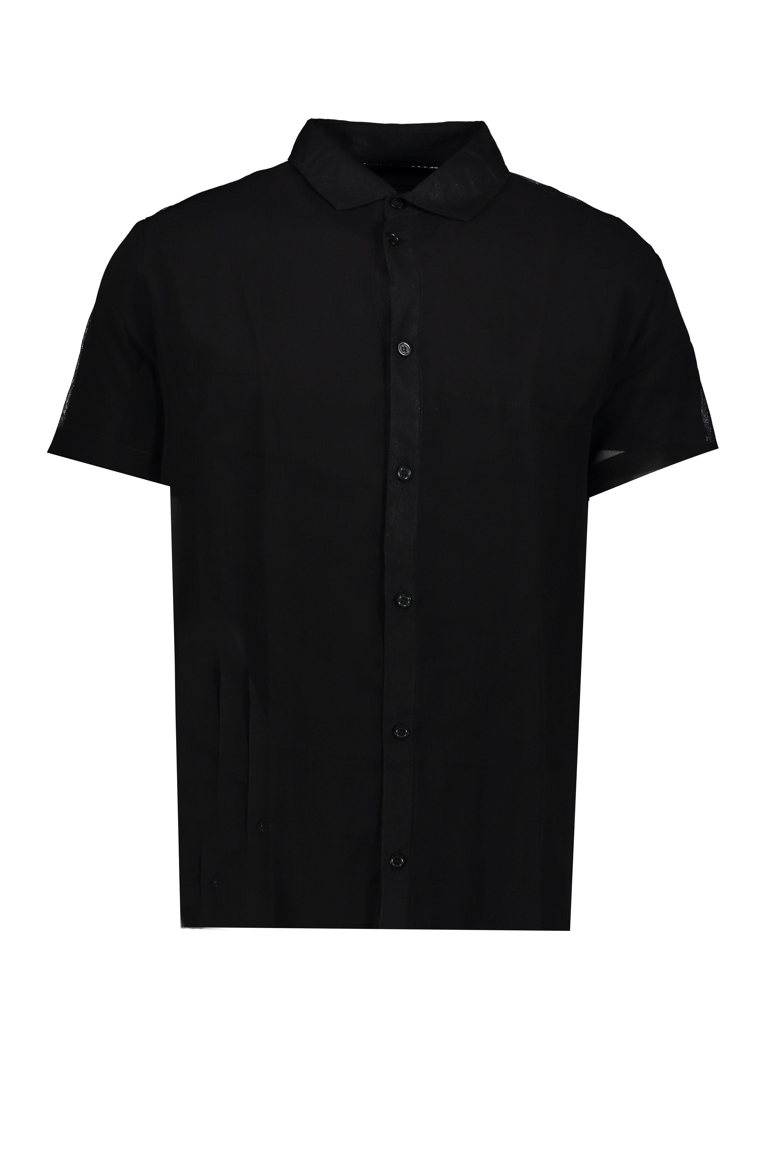 Sheer Short Sleeve Shirt