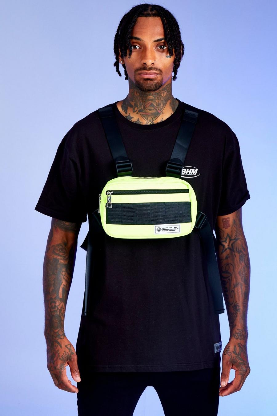 Neon-green Deno Driz Harness Bag With Rubber Branding image number 1