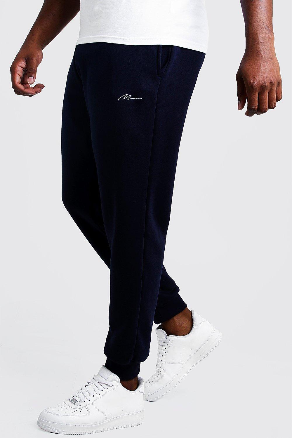 plus size slim fit joggers