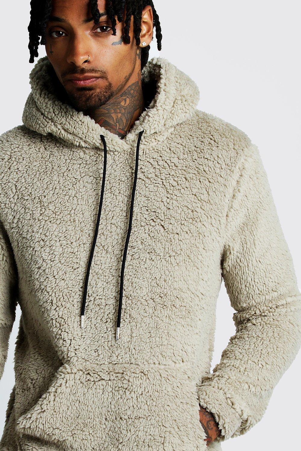 Sweat a capuche a enfiler en mouton boohoo FR