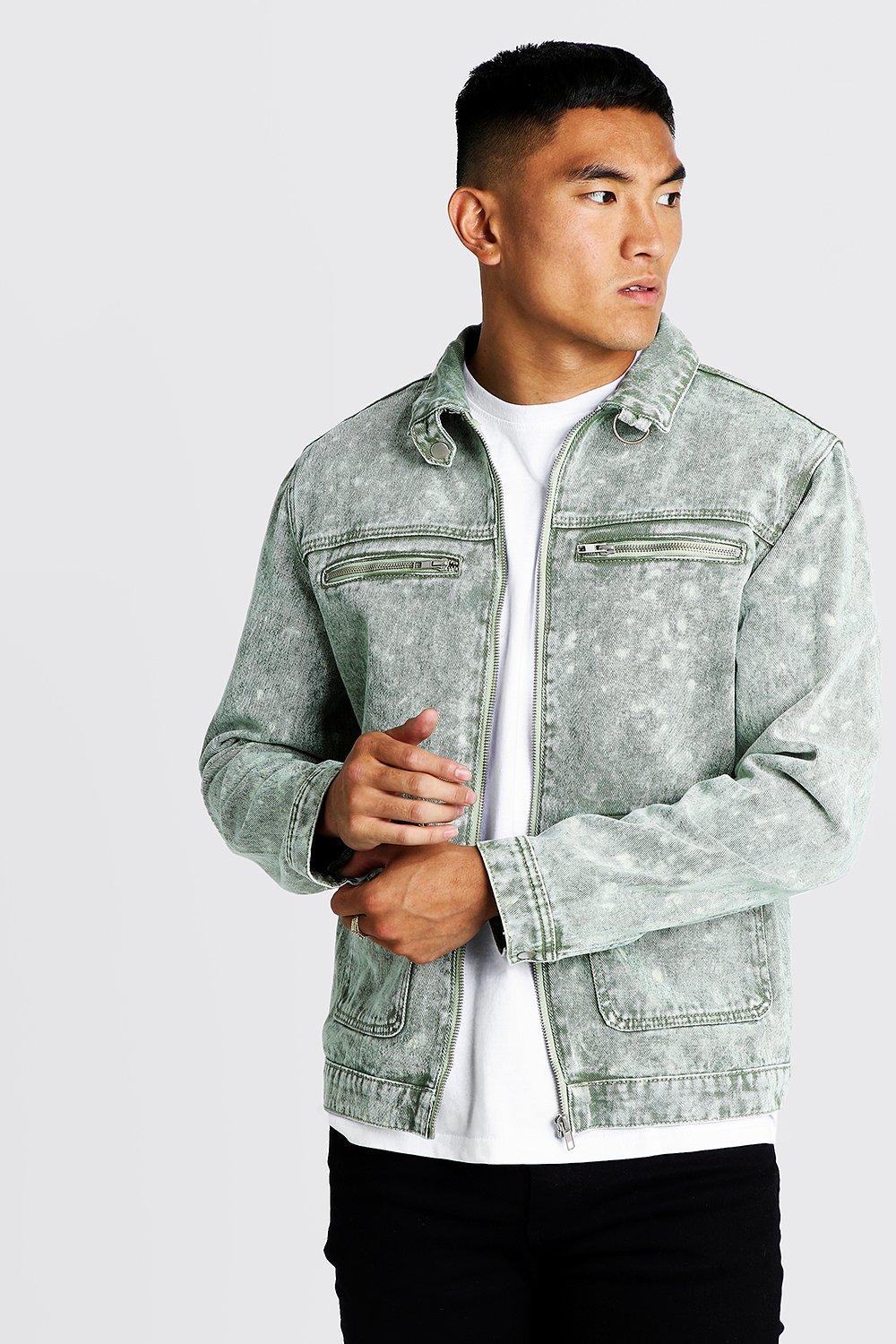 gray utility jacket