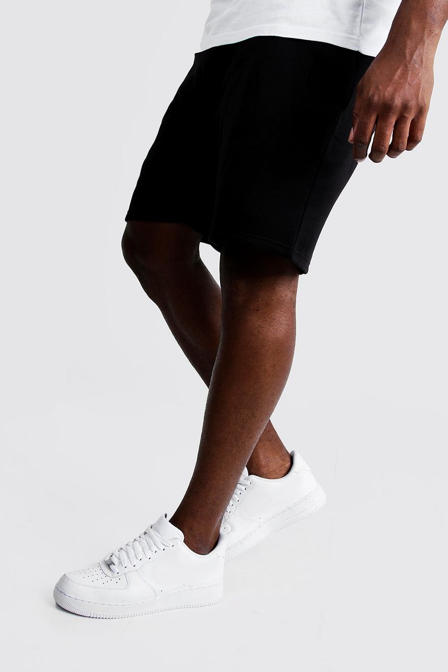 Pantalones cortos Skinny básicos de punto Big & Tall, Negro image number 1
