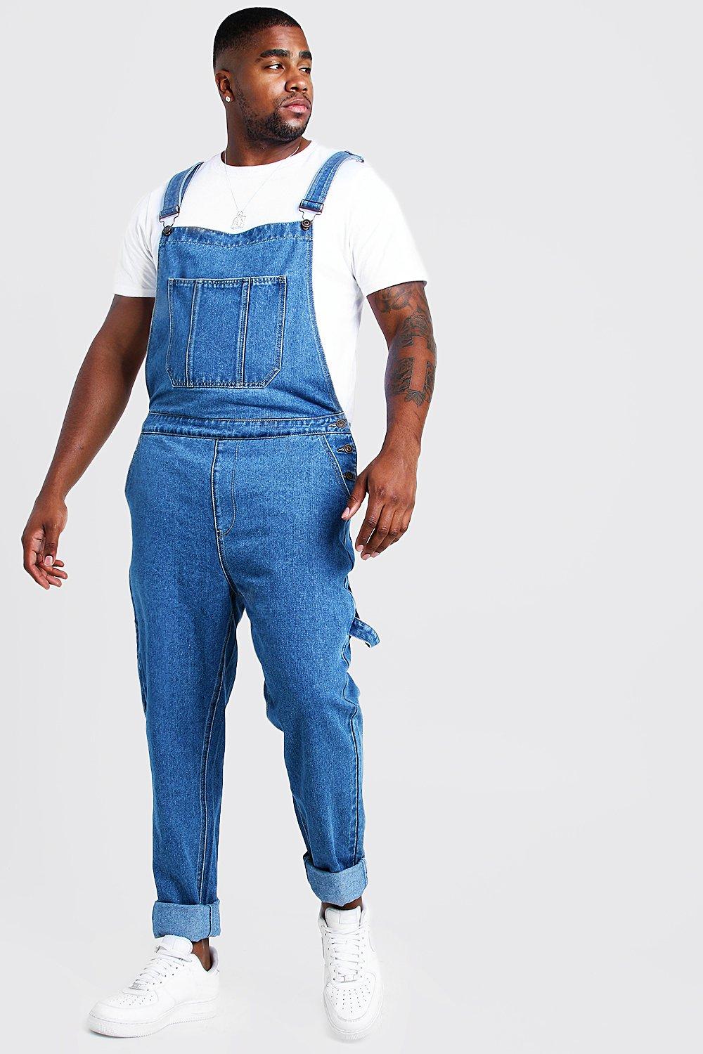 mens dungarees boohoo