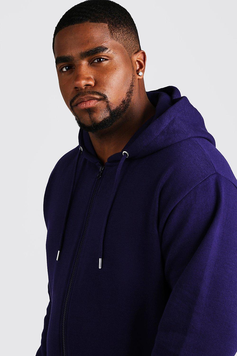 Big Tall Zip Through Hooded Onesie boohoo NZ