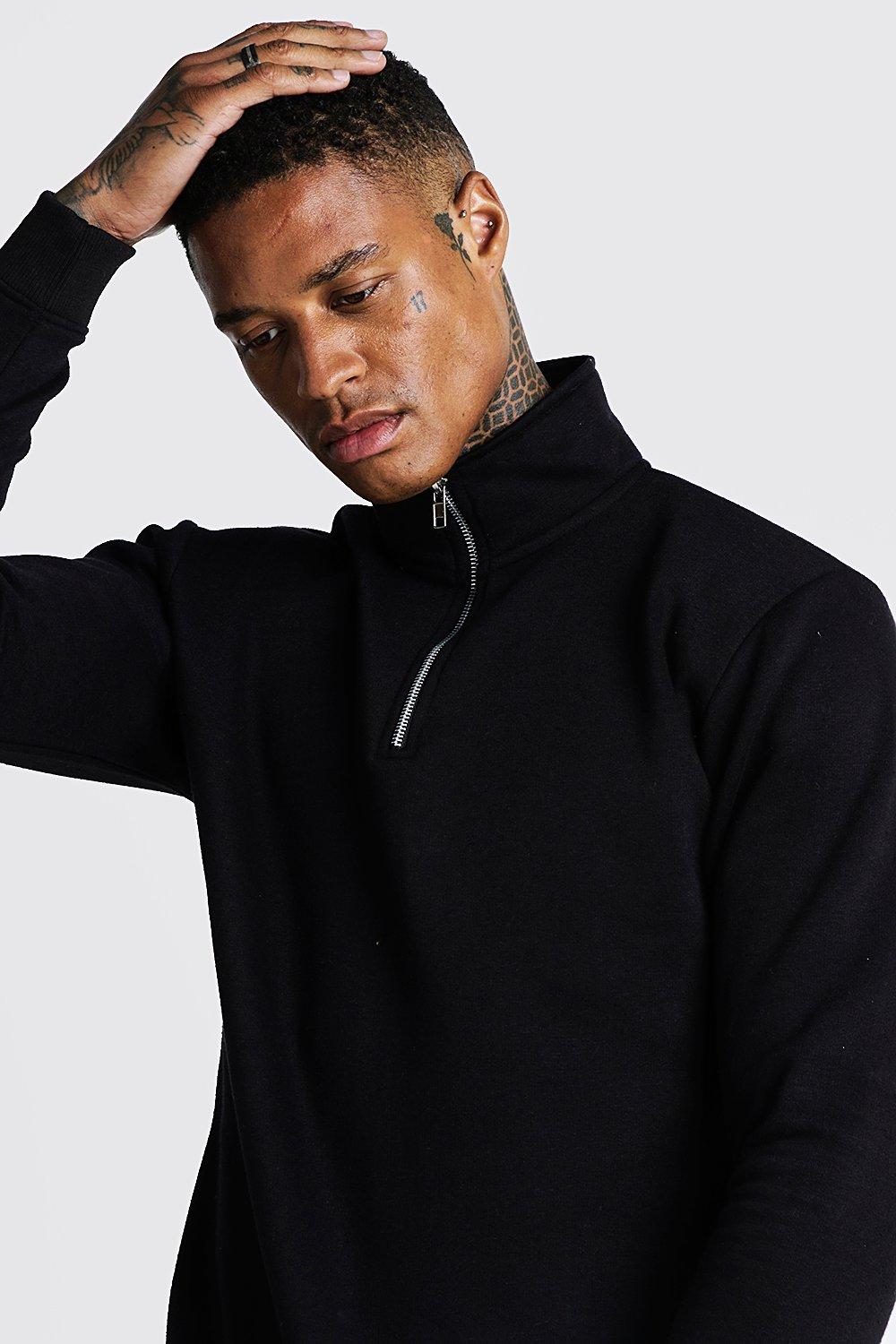 Funnel hot sale neck sweatshirt