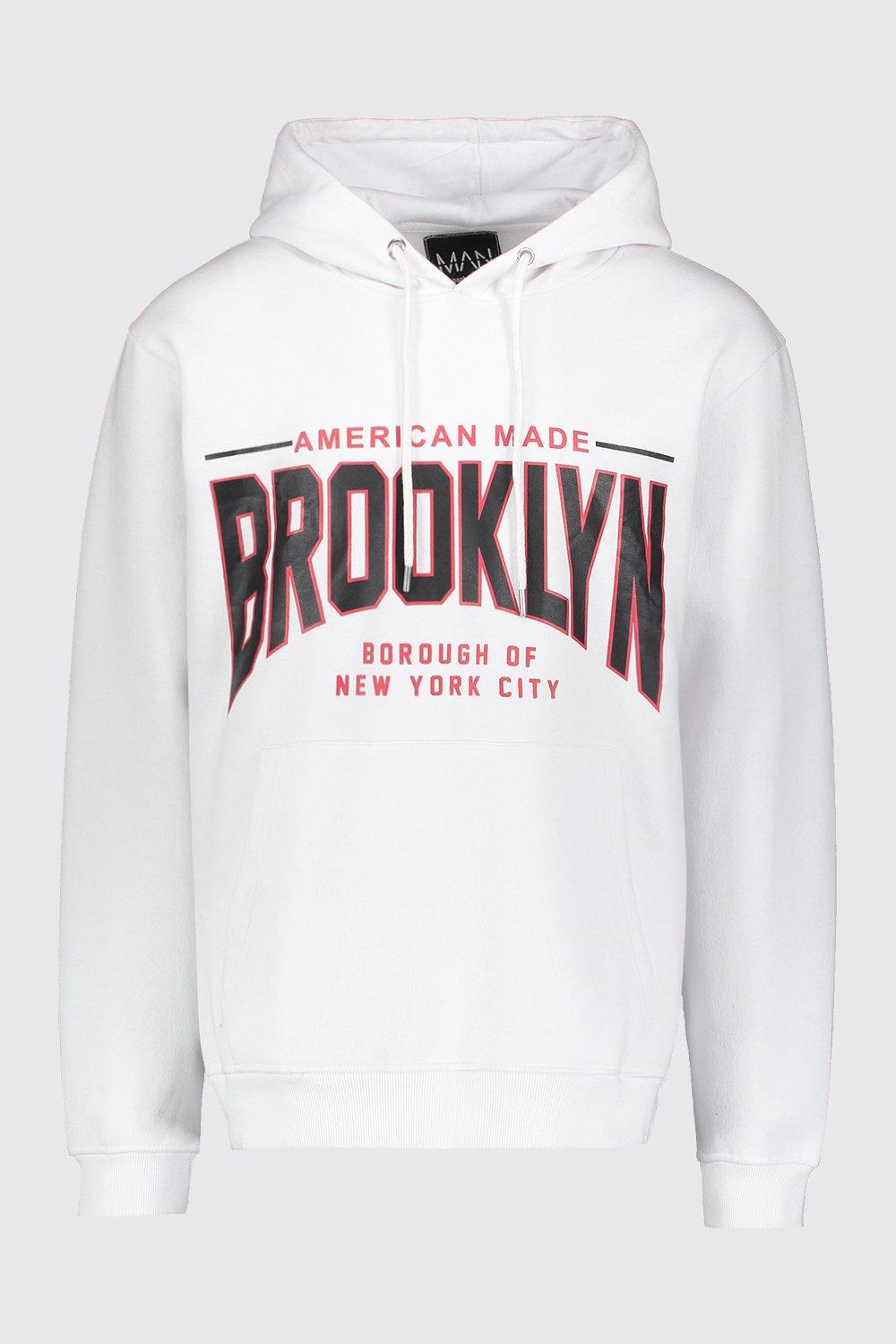 white brooklyn hoodie