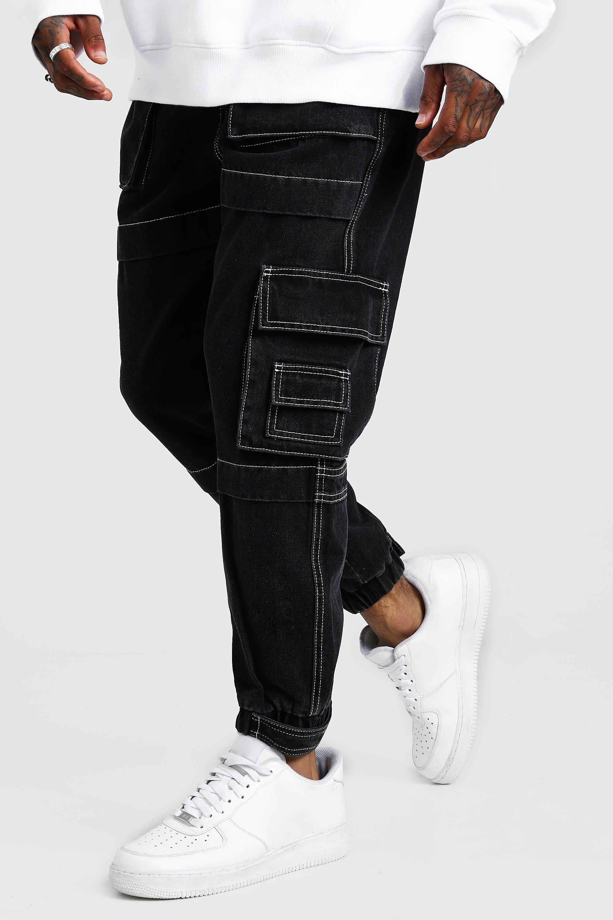 joggers with jeans