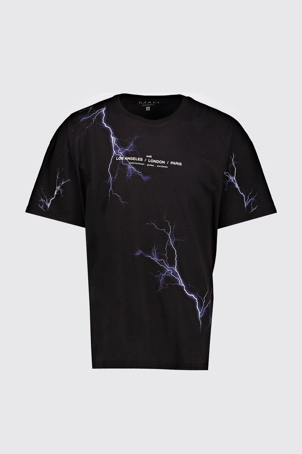 T shirt MAN con fulmine