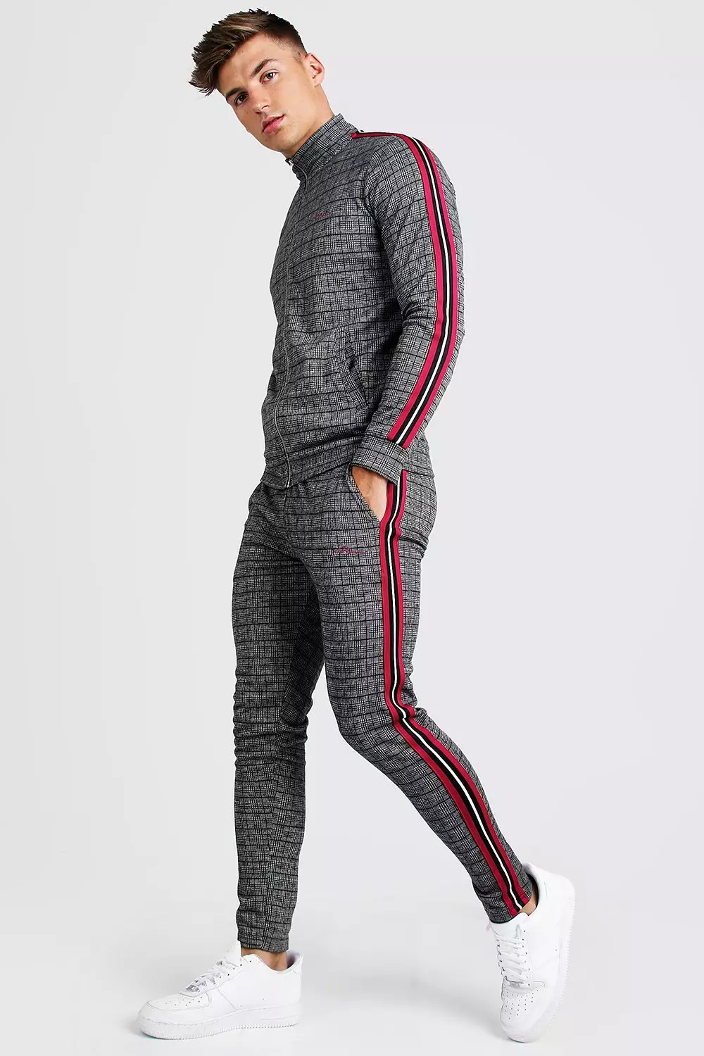 Boohoo man cheap signature tracksuit