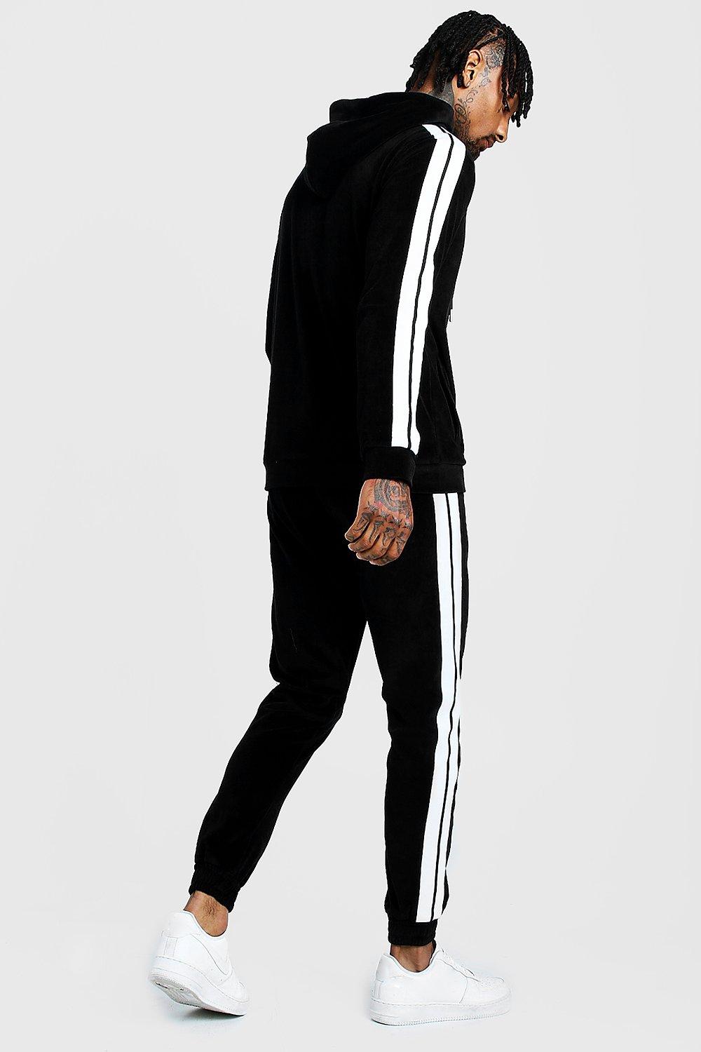 Adidas tracksuit taped sides hotsell