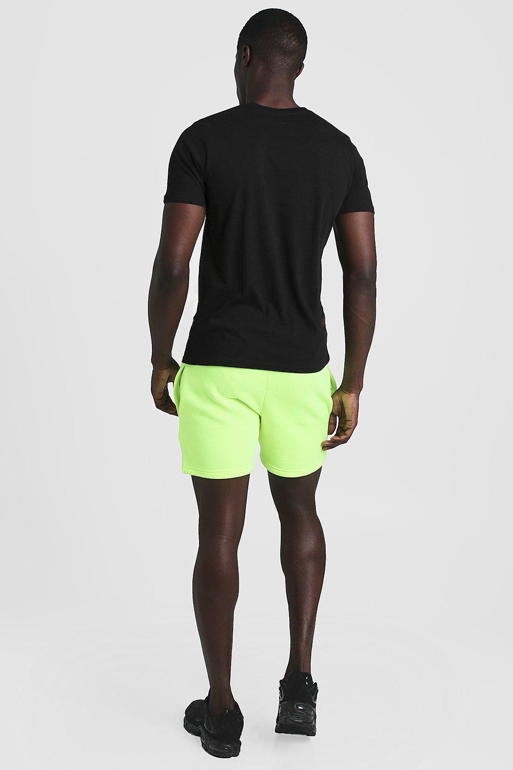 Mens neon short on sale shorts