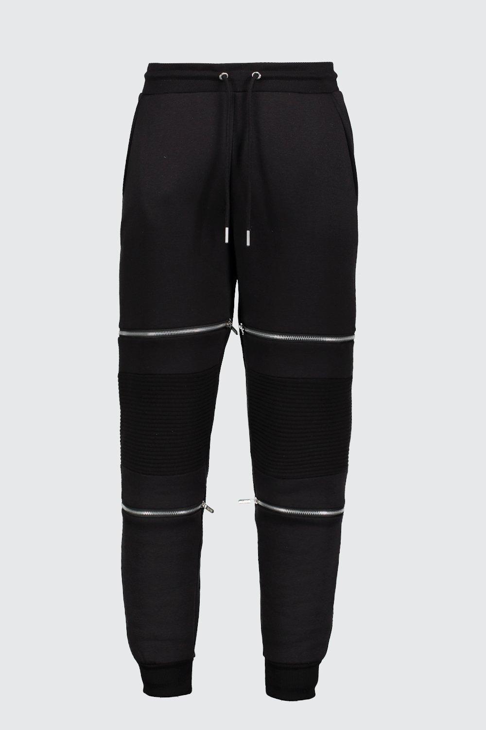MAN Biker Joggers With Zip Detail boohoo CA